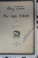  Der letzte Schritt (1903)
