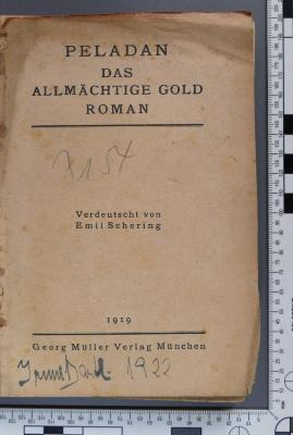  Das allmächtige Gold (1919)