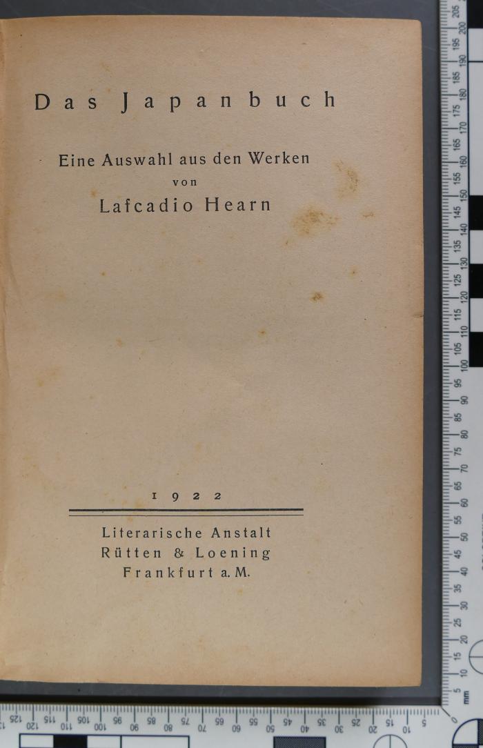  Das Japanbuch (1922)