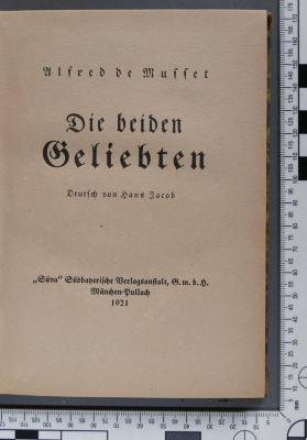  Die beiden Geliebten (1921)