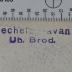 - (Techelet Lavan, Uherský Brod), Stempel: Exlibris, Name; 'Techelet lavan Uh. Brod.'.  (Prototyp)