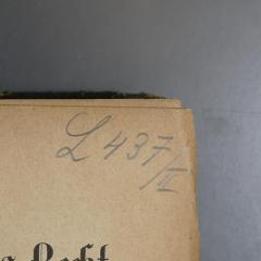 - (Bohemia Bnai Brith), Von Hand: Signatur; 'L 437/II'. 