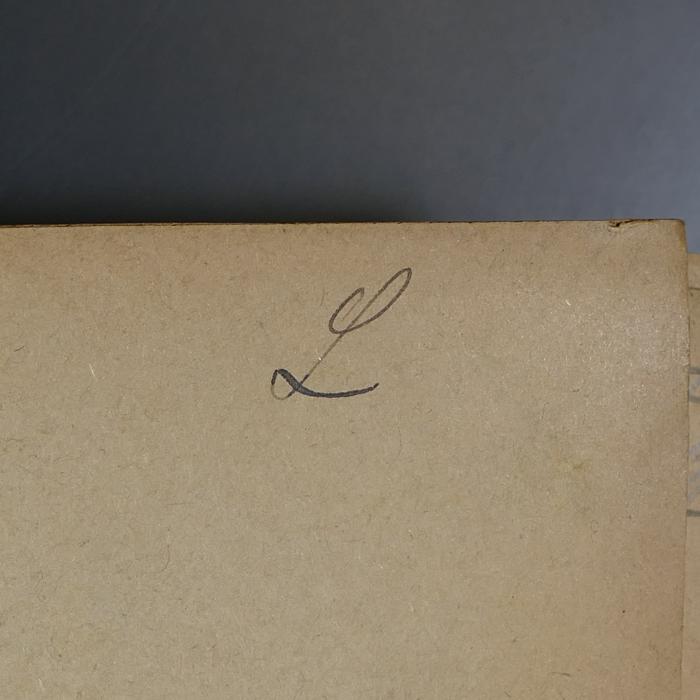 - (Bohemia Bnai Brith), Von Hand: Signatur; 'L'. 