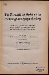 medb820.p517 : Die Mitarbeit des Arztes an der Säuglings- und Jugendfürsorge (1910)