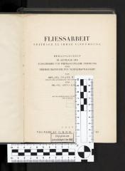 K 3736-321 : Fliessarbeit : Beiträge zu ihrer Einführung (1926)