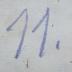 G46 / 1570 (Bergungsstelle 011, Bibliothek des Reichsverteidigungskommissars), Von Hand: Nummer; '11'.  (Prototyp)