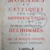  Lettres morales et critiques sur les différens états et les diverses occupations des hommes (1746)
