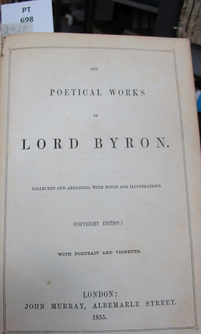  The poetical works of Lord Byron (1855)