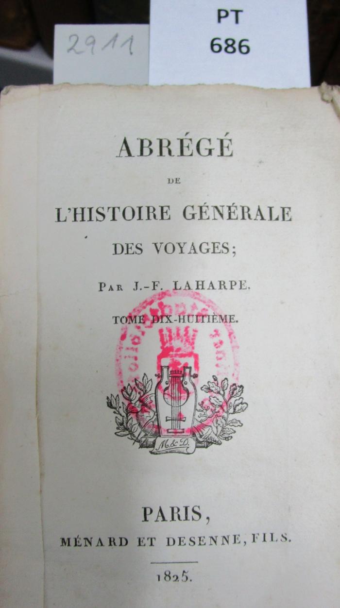  Abrégé de l'histoire générale des voyages. Tome dix-huitième (1825)