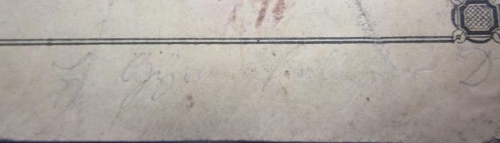  Historisch-topographische Beschreibung der wüsten Ortschaften im Kurfürstenthum Hessen und in der großerzogl. hess. Provinz Oberhessen. 2. Heft. (1849);- (unbekannt), Von Hand: ; '[...]'. 