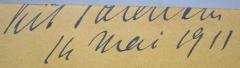 - (Valentin, Veit), Von Hand: Autogramm, Name, Datum; 'Veit Valentin
14 Mai 1911'. 