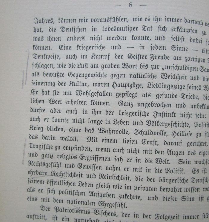 KucLb 1010: Beiträge zur Parteigeschichte. Heft 3: Adolf Rapp: Friedrich Theodor Vischer und die Politik. Heft 2: Walther Reinöhl: Uhland als Politiker. Heft 7: Richard Lempp: Die Frage der Trennung von Kirche und Staat im Frankfurter Parlament. (1911);- (unbekannt), Von Hand: Annotation. 