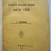 KucLb 1010: Beiträge zur Parteigeschichte. Heft 3: Adolf Rapp: Friedrich Theodor Vischer und die Politik. Heft 2: Walther Reinöhl: Uhland als Politiker. Heft 7: Richard Lempp: Die Frage der Trennung von Kirche und Staat im Frankfurter Parlament. (1911)