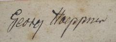 - (Hoeppner, Georg), Von Hand: Autogramm, Name; 'Georg Hoeppner'. 