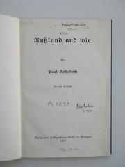 Pc 4839 : Rußland und wir (1915)