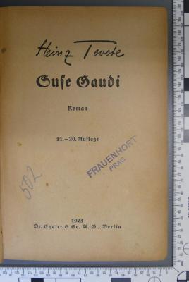  Suse Gaudi (1923)