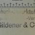 - (Gildener & Co. ), Stempel: Exlibris, Name, Buchhändler; 'Leihbuch - Unverkäuflich! 
Eigentum Buch-Verelih 
Gildener & Co. '.  (Prototyp)