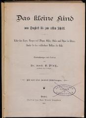 medb820.p729 : Das kleine Kind vom Tragbett bis zum ersten Schritt. Ueber das Legen, Tragen und Wiegen, Gehen, Stehen und Sitzen der kleinen Kinder bei den verschieden Völkern der Erde. (1881)