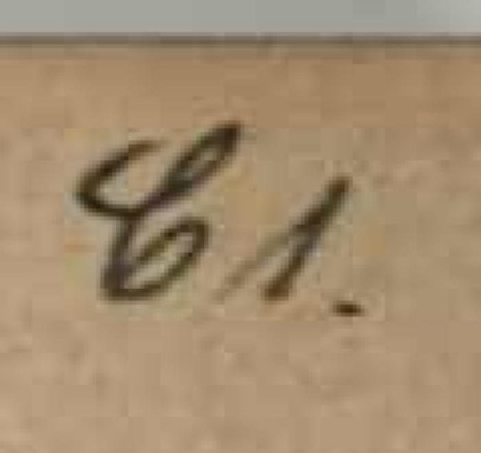 -, Von Hand: Notiz; 'E 1.'