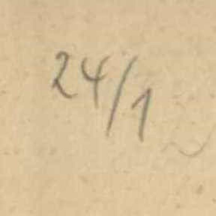 -, Von Hand: Nummer; '24/1'