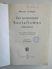 A 68/377-2 : Der proletarische Sozialismus ("Marxismus") : Die Bewegung. (1924)
