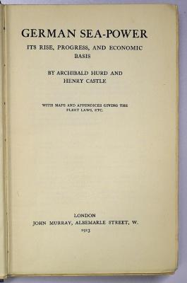 Ga 401 : German Sea-Power (1913)