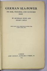 Ga 401 : German Sea-Power (1913)