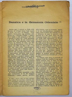 G 896 : Danzica E La Germania Orientale (1930)