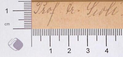 - (Bibliothek der Medizinischen Akademie Düsseldorf;Sioli, Franz, Prof. Dr. ), Von Hand: Autogramm; 'Prof. Dr.Sioli'.  (Prototyp)
