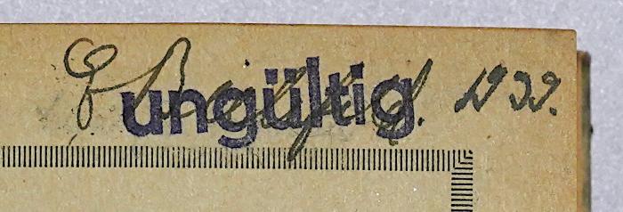 D 02 : Staatsinteresse und Privatwirtschaft (1918);-, Von Hand: Autogramm, Name; 'G. Bielefeld. [W…].'