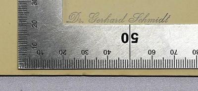 D 51 : Verwaltungsreform und Berufsbildung der Volkswirte (1930);- (Schmidt, Gerhard), Stempel: Name; 'Dr. Gerhard Schmidt'. 