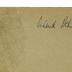 - (Behrendt, Richard), Von Hand: Autogramm, Name; '[Richard] Behrendt'. 