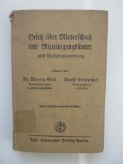 (alt: 76 f 24) : Gesetz über Mieterzuschuß und Mieteinigungsämter nebst Verfahrensordnung (1926)