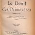 ALIT4353 : Le Deuil des Primevères (1901)