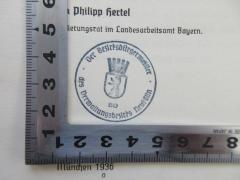 - (Bezirksamt Neukölln), Stempel: Berufsangabe/Titel/Branche; 'Der Bezirksbürgermeister des Verwaltungsbezirks Neukölln 80'.  (Prototyp)