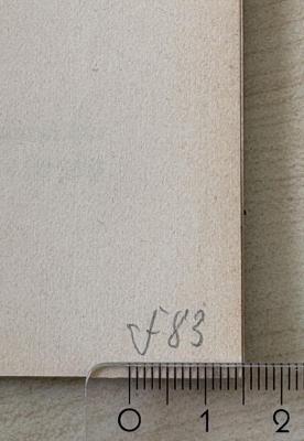 - (Arbeiter-Turn- und Sportschule), Von Hand: Signatur; 'F 83'. 
