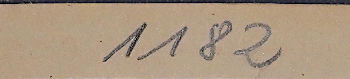 D 534 : Die Haupttheorien der Volkswirtschaftslehre auf dogmengeschichtlicher Grundlage (1911);-, Von Hand: Nummer; '1182'