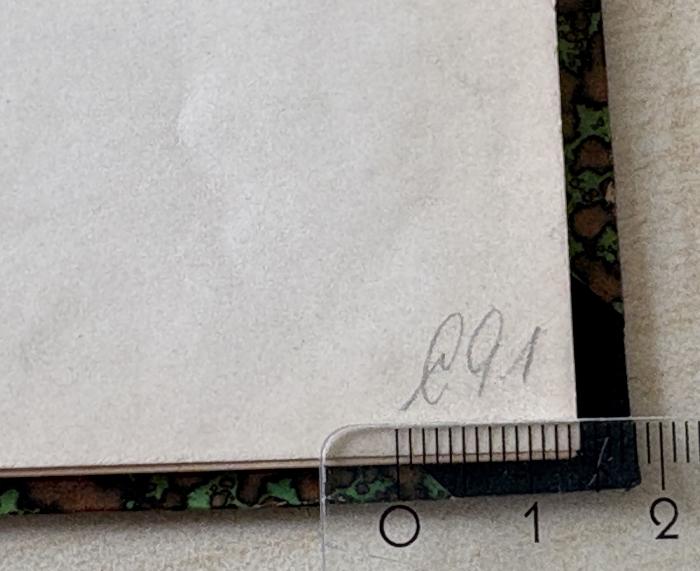 - (Arbeiter-Turn- und Sportschule), Von Hand: Signatur; 'A 91'. 