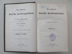 (80 a 7) : Das allgemeine Deutsche Handelsgesetzbuch nebst dem Preußischen Einführungsgesetze vom 24. Juni 1861 und der Instruktion vom 12. Dezember 1861. (1884)