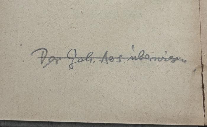 - (Deutsche Bücherei (Leipzig)), Durchgestrichen: Notiz, Zensur; 'Der Geh.-Abt. überwiesen'.  (Prototyp)