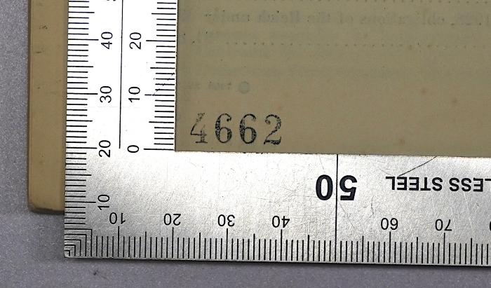 Da 245 : Report Of The Agent General for Reparation Payments (1928);-, Stempel: Nummer; '4662'