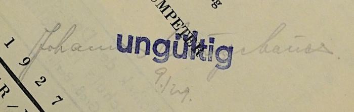 Da 251 : Grundzüge der theoretischen Nationalökonomie (1927);-, Von Hand: Autogramm, Name, Datum; 'Johannes Königshauer. 9.29.'