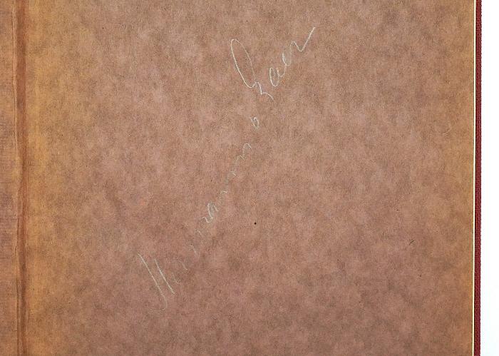 Da 283 : Die Volkswirtschaft des Rheinlandes in ihrer Eigenart und Bedeutung (1925);- (Baer, Hermann), Von Hand: Autogramm, Name; 'Herrmann Baer'. 