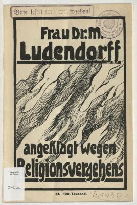 - (Tannenbergbund e.V.), Stempel: Notiz; 'Bitte lesen und weitergeben!'. 