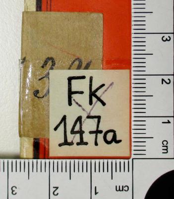 - (Institut für Zeitgeschichte (München)), Etikett: Signatur; 'Fk 147a'. 