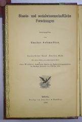 Da 310 : Statistische Studien zur Entwicklungsgeschichte der Berliner Industrie von 1720 bis 1890 (1898)