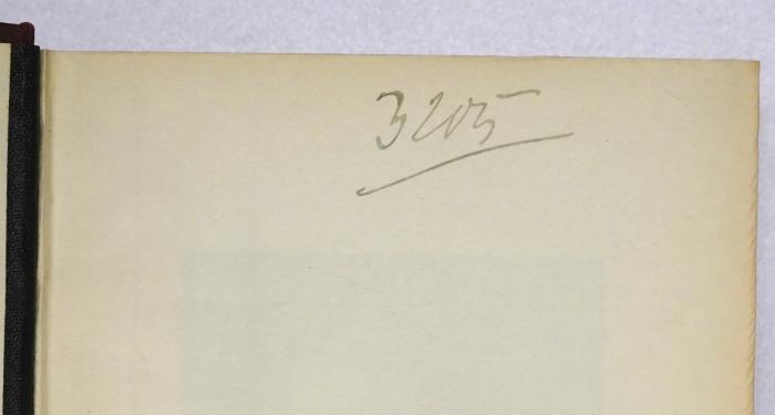 Da 465-1 : Staatswissenschaftliche Probleme der Gegenwart. (1909);-, Von Hand: Nummer; '3205'