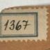 -, Etikett: Nummer; '1367'