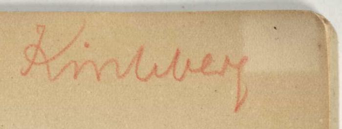 -, Von Hand: Autogramm; 'Kirchberg'