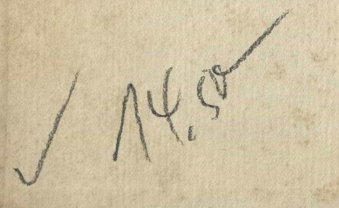 - (Dolezalek, Alexander), Von Hand: Preis; '14.50'. 